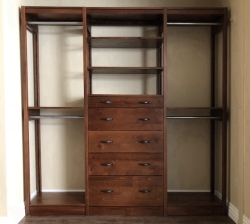 Closet Organizers Cherry1 Customer Installation