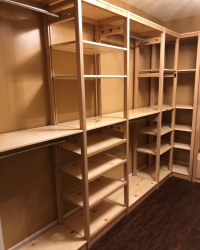 Closet Organizers Espresso3 Actual Customer Installation