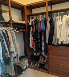 Walk In Closet Organizer Shoe Rack Setup