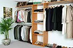 Walk In Closet Organizer System MAPLE SPICE